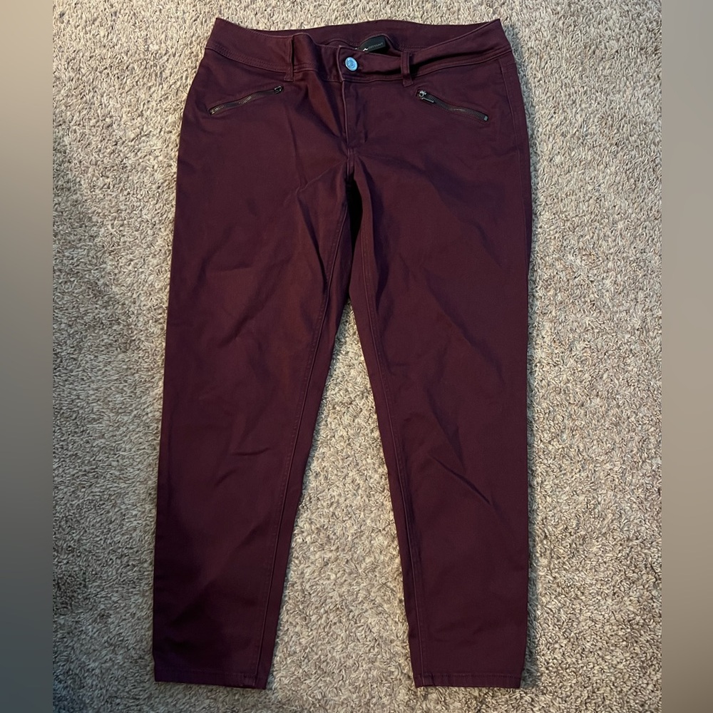 Lane Bryant Burgundy pants, size 16